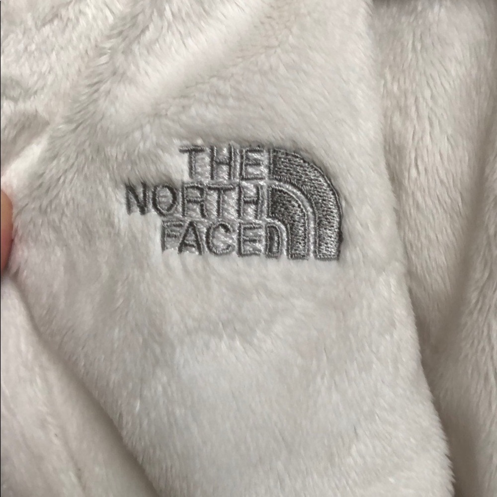 Reversible White The North Face hooded dry ride